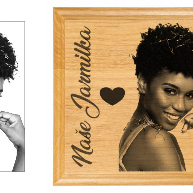 Vhodná fotografie pro laserové gravírování do dřeva