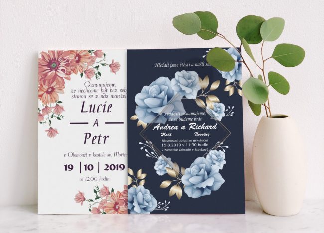 obrázek návrhu svatebního oznámení