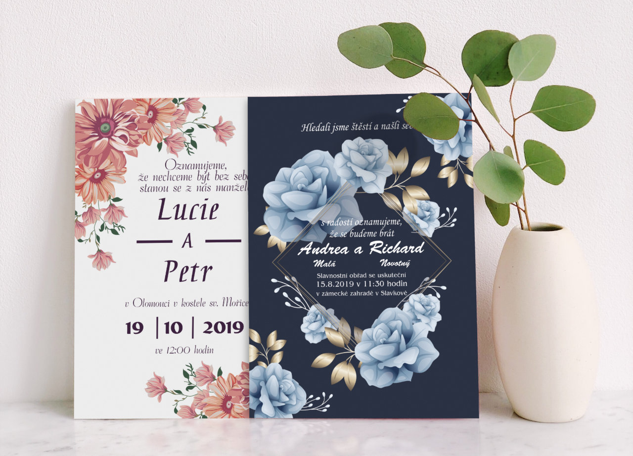 obrázek návrhu svatebního oznámení