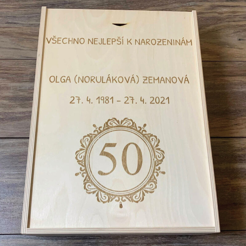 Luxusní dárky pro vaše známé 1 kazeta na víno