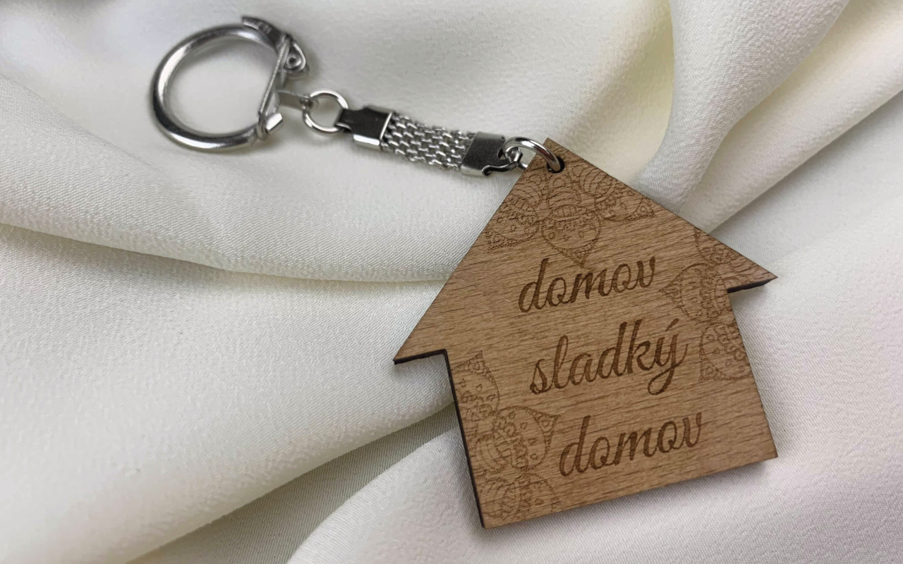 Obrázek preklizka domov privesek