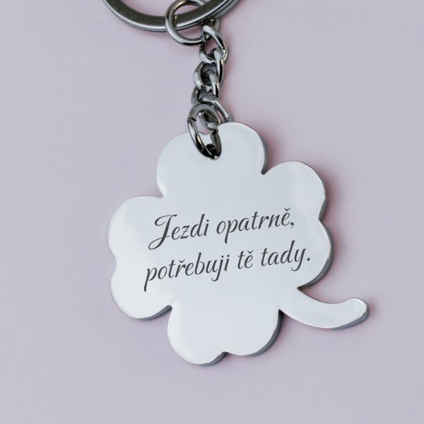 Přívěsek čtyřlístek pro řidiče
