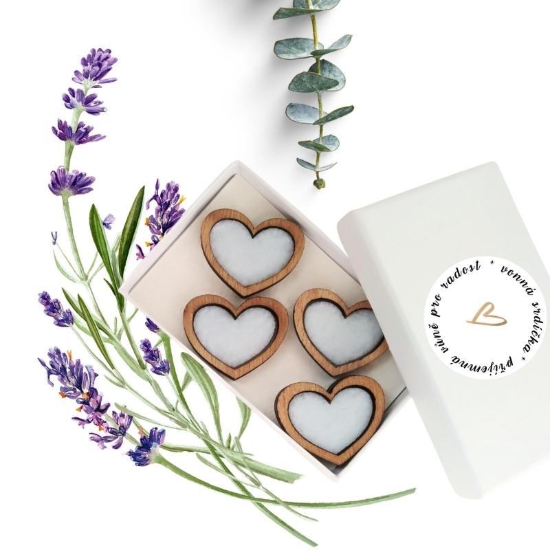 Sada vonných srdíček 1 Sada vonných srdíček