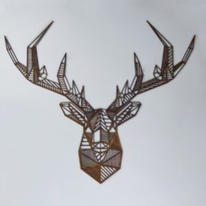 Dřevěná dekorace na zeď - Jelen