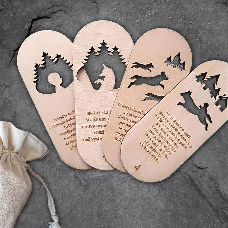 O Budulínkovi - stínová pohádka 17 karet 1 Stínová pohádka O budulínkovi