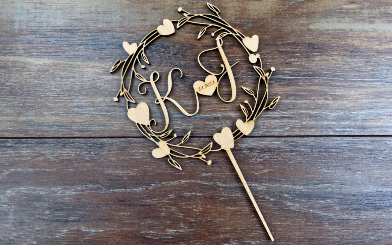 Zápich do dortu na míru - kulatý rámeček 5 Obrázek zapich do dortu KJ