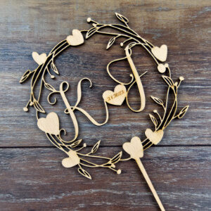 dřevěný zápich do dortu