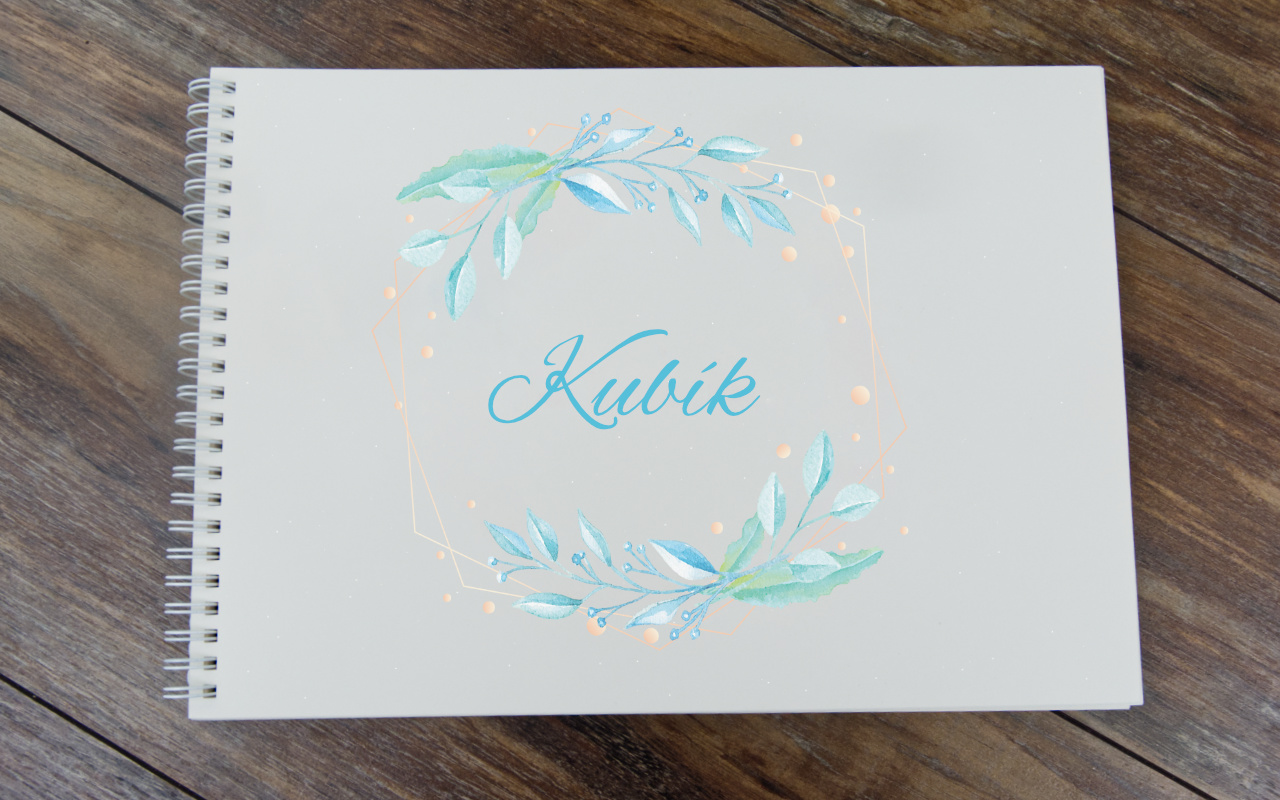 Třpytivá kniha se jménem na míru č.2 1 Obrázek nahled album trpyt modra