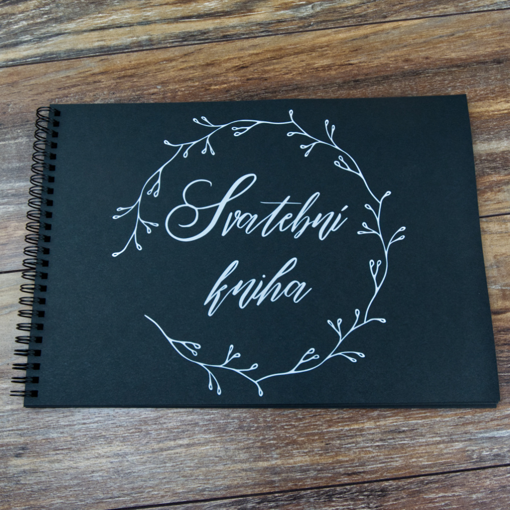 Černá svatební kniha hostů - Image 2