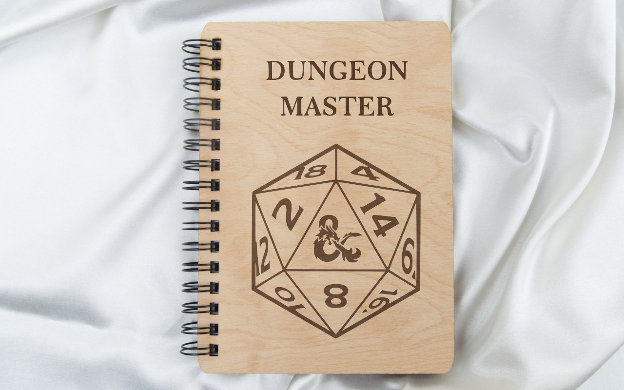 Dřevěný deník A5 s vlastním návrhem 6 Obrázek a5 denik dungeon