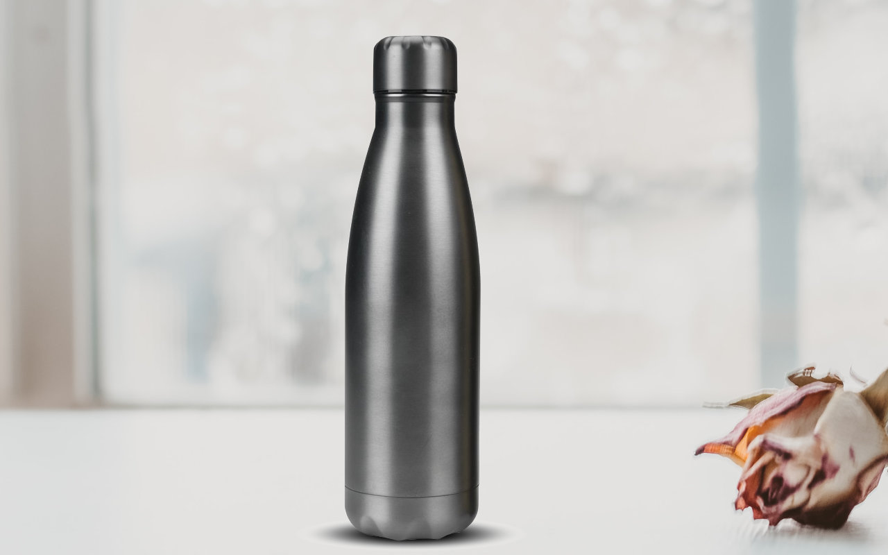 Sportovní nerezová termoláhev šedá