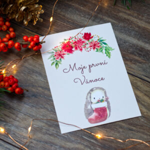 milníkové kartičky pro miminka s ilustracemi