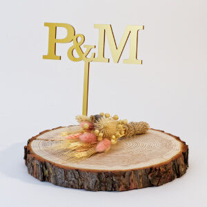 Zápich do dortu s textem na míru