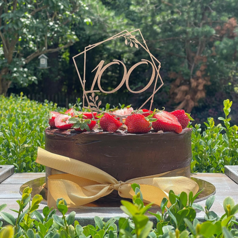 Zápich do dortu na míru - hranatý rámeček 2 Obrázek 100 zapich ramecek