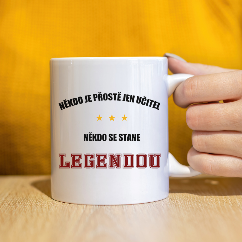 Hrnek - pro legendy 1 bílý hrnek s potiskem