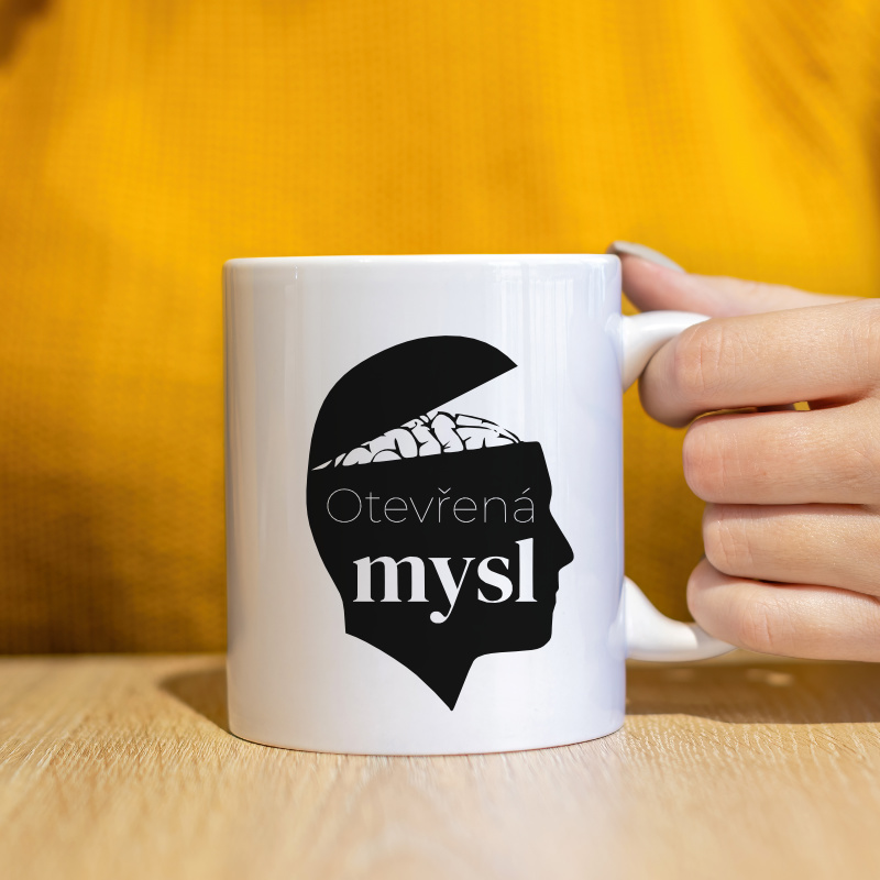 Hrnek - Otevřená mysl 1 hrnek s potiskem