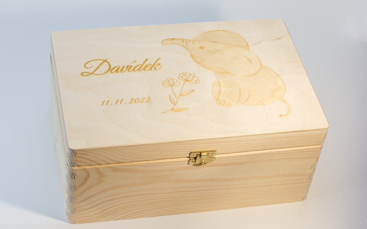 Baby box vzpomínková krabice na míru 4 Obrázek davidek box galerie