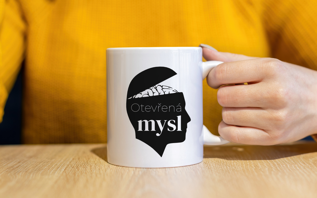 Hrnek - Otevřená mysl 3 hrnek s potiskem