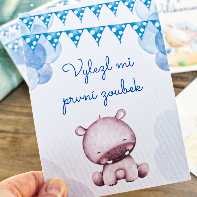 Milníkové kartičky - chlapeček - Image 3