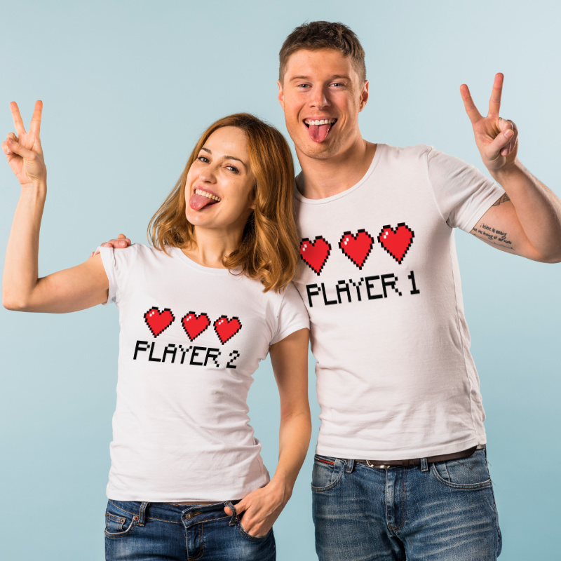 Trička pro pár Players