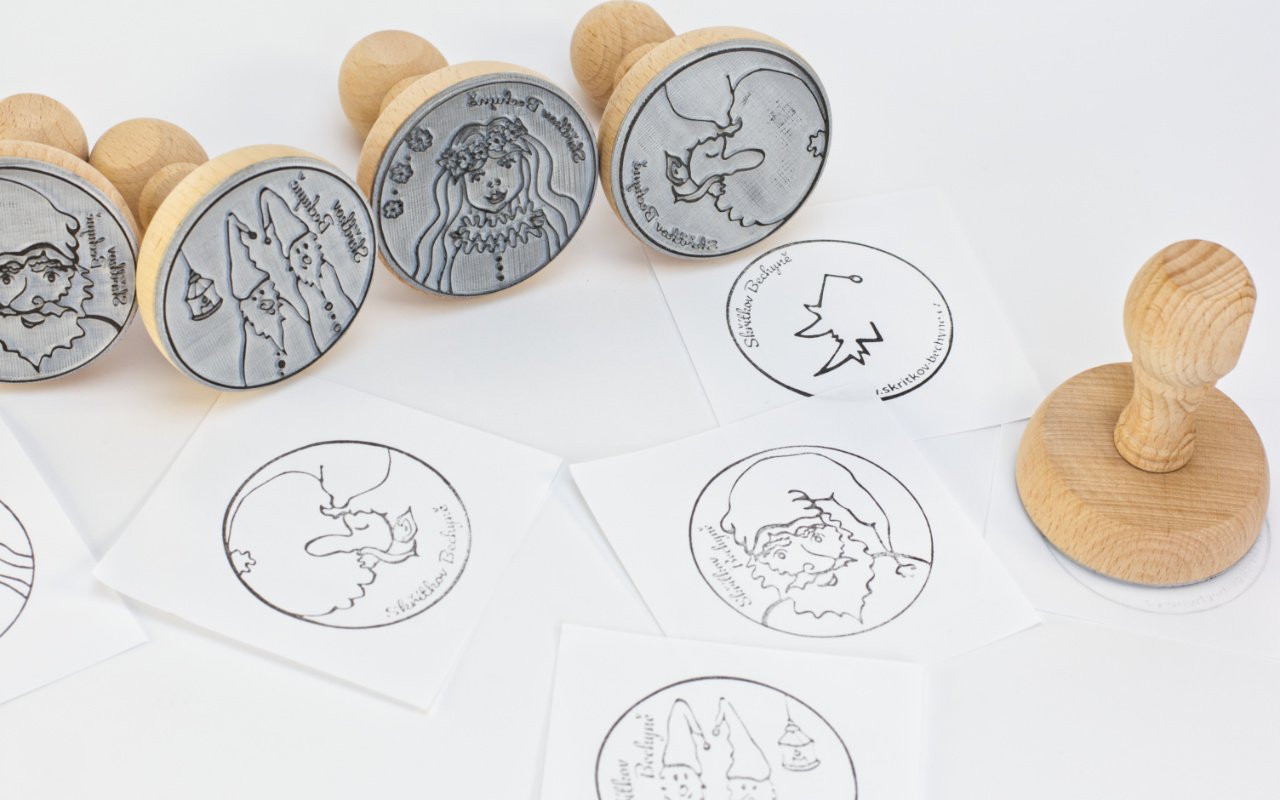 Dřevěné razítko 1 Obrázek galerie razitka