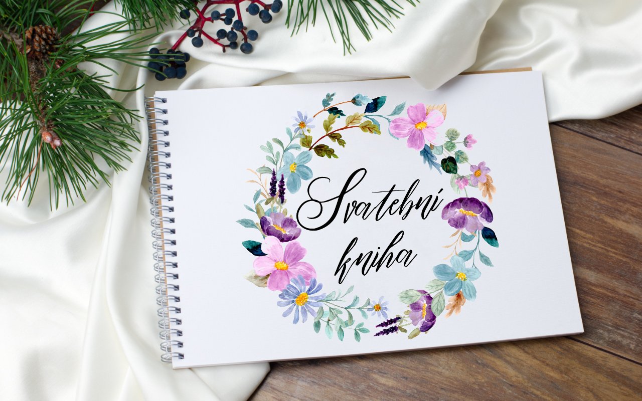 Svatební kniha hostů 12 4 Obrázek galerie kniha12