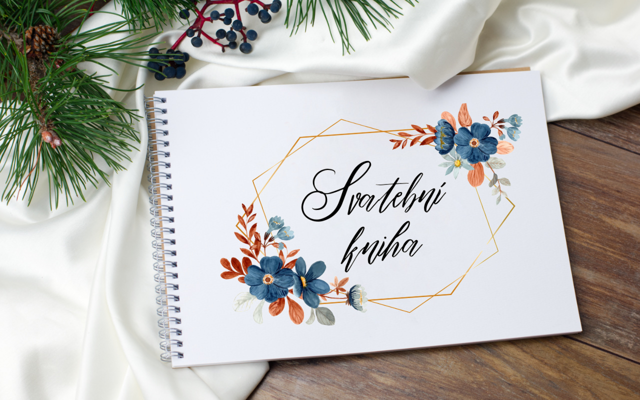 Svatební kniha hostů 16 4 Obrázek galerie kniha16
