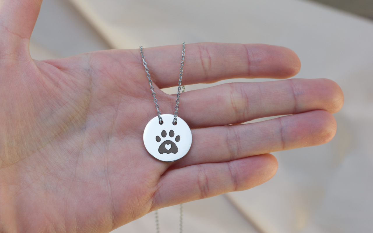 Řetízek s kulatým přívěskem 1 Obrázek galerie kulaty privesek