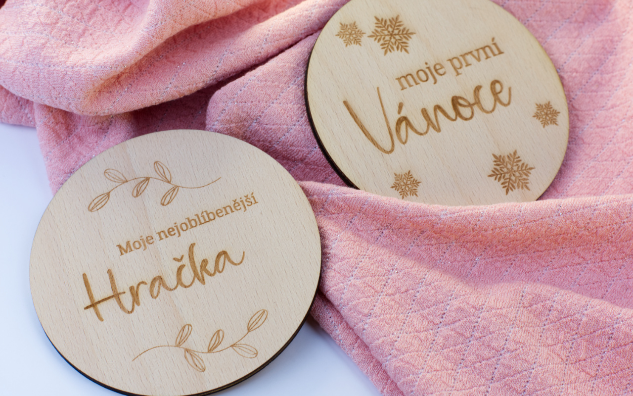 Dřevěné milníkové kartičky 4 Obrázek galerie milnikove karticky4