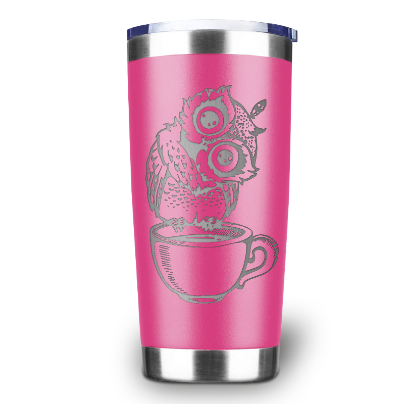 Tumbler - Sova s kávou 600ml