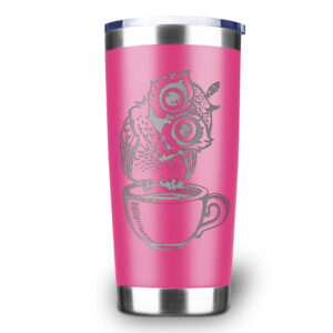 Tumbler - Sova s kávou 600ml