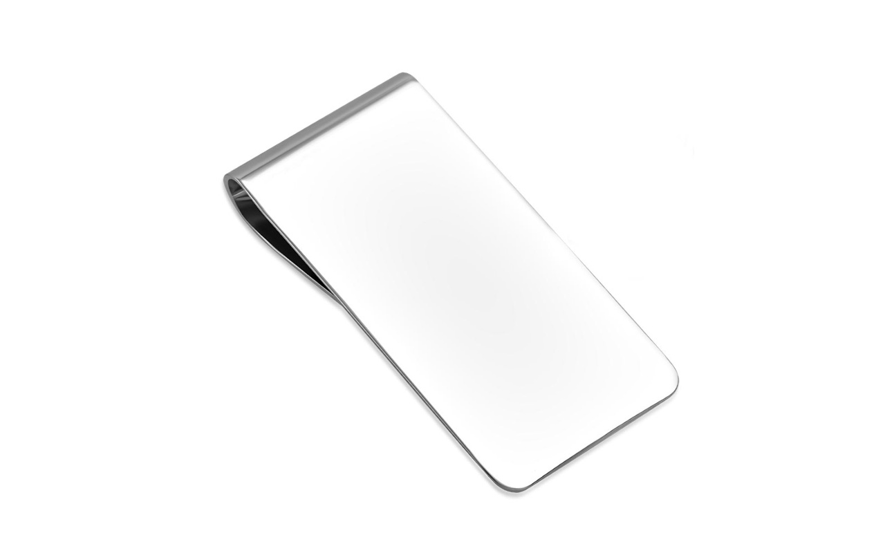 Spona na peníze z chirurgické oceli s vlastním gravírováním 2 Obrázek galerie spona penize