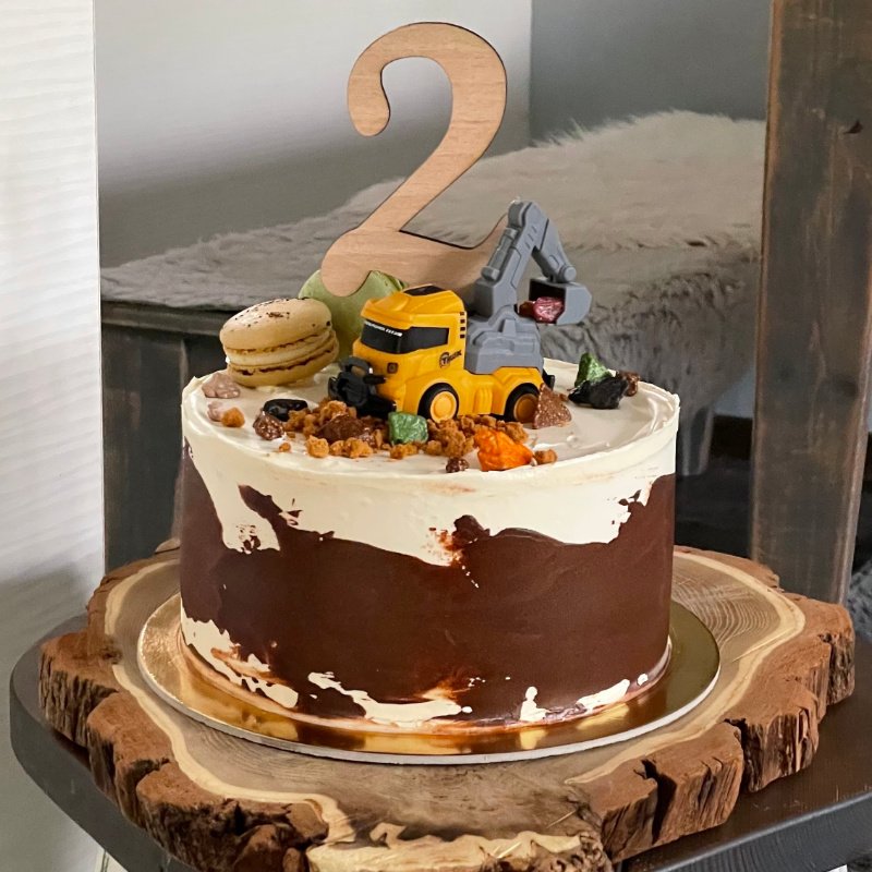 Zápich do dortu s textem na míru 10 Obrázek galerie zapich drevo.2