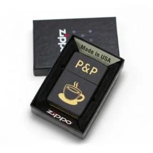 Zippo zapalovač Black Matte s gravírováním