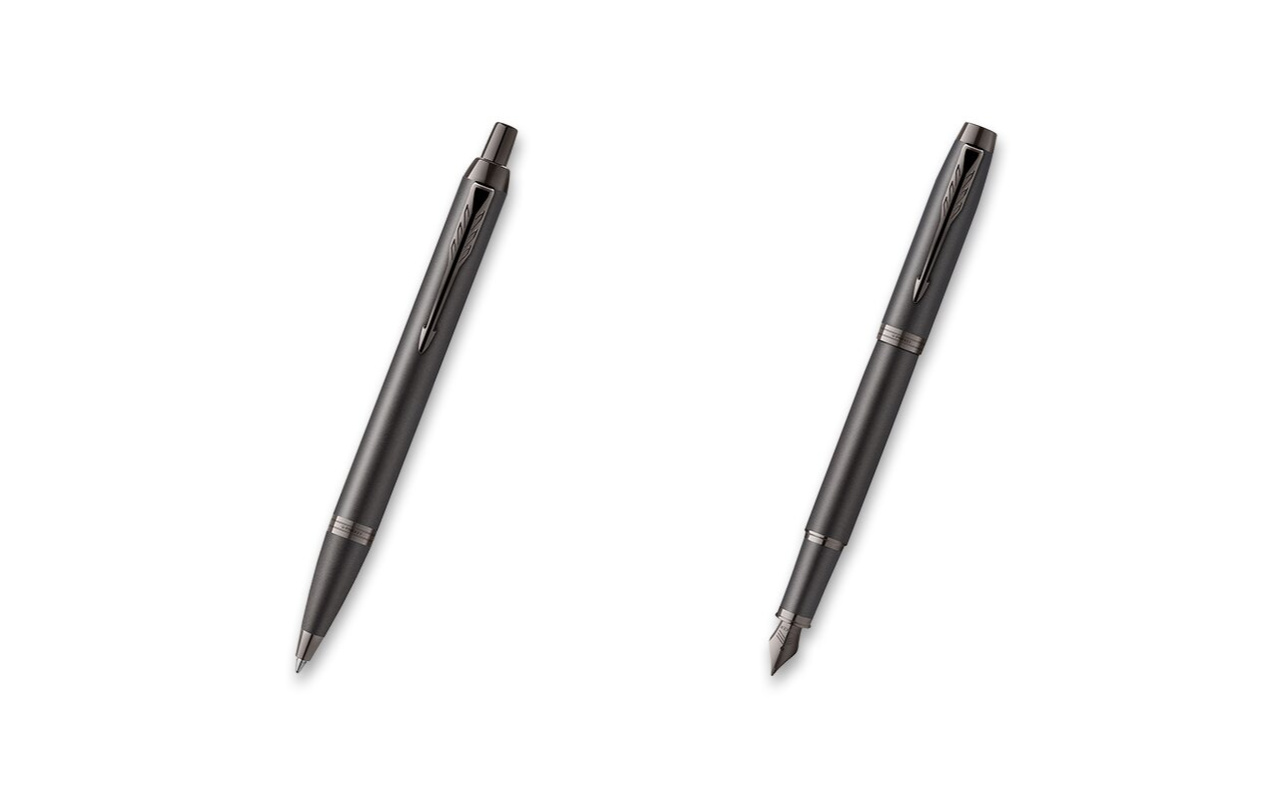 Parker Monochrome Titanium - dárková sada s gravírováním 2 Obrázek galerie parker titanium monochrome