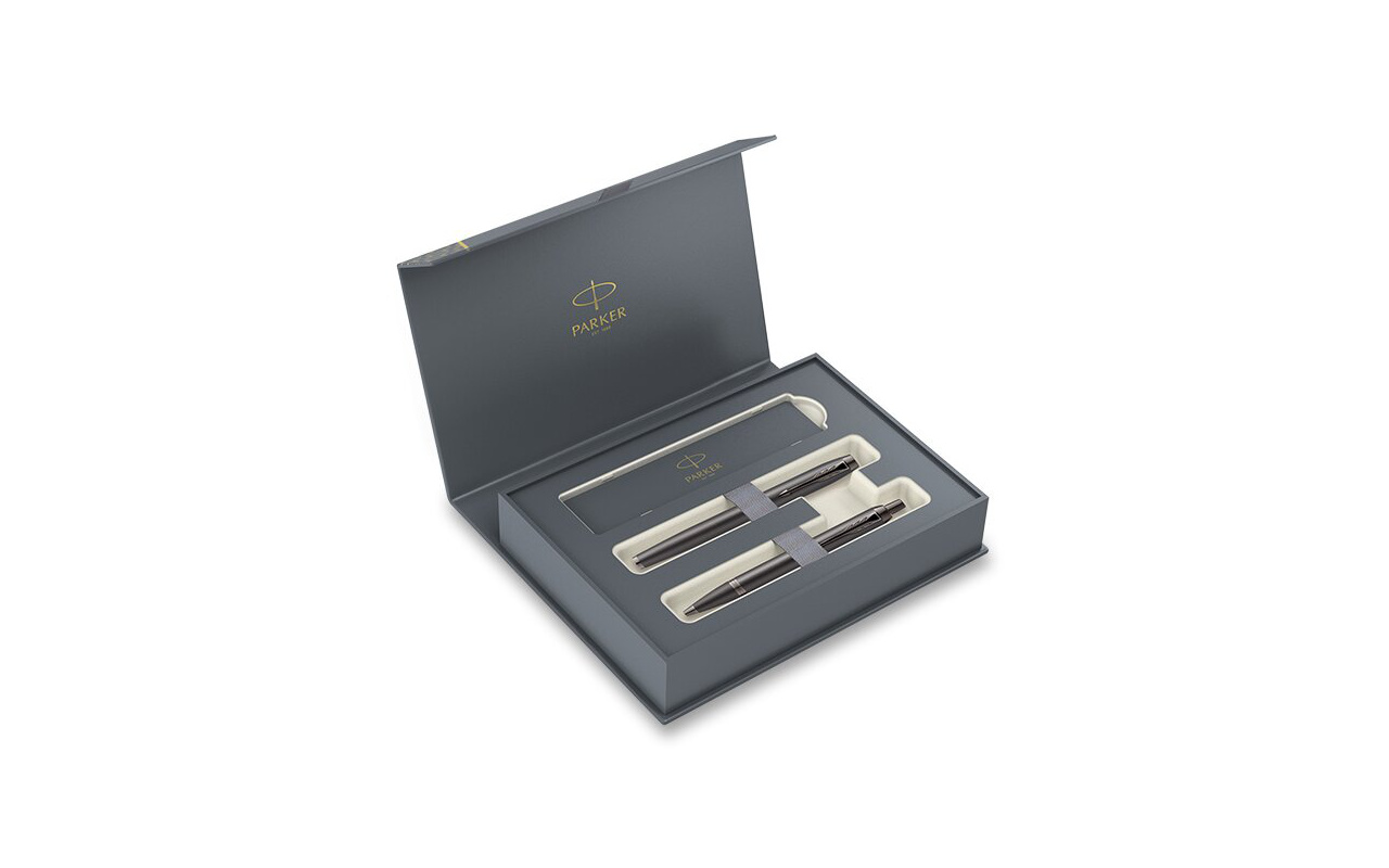 Parker Monochrome Titanium - dárková sada s gravírováním 3 Obrázek galerie parker titanium monochrome