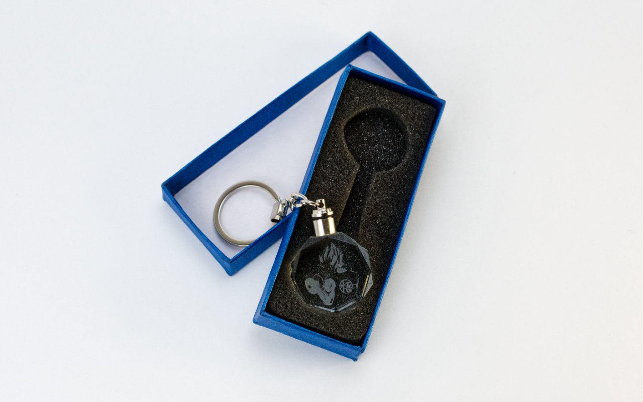 Skleněná LED klíčenka 3 Obrázek galerie svitici klicenka3