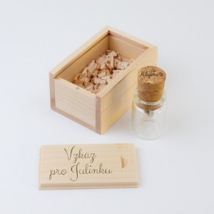 Lahvička USB flash disk s vlastním gravírováním 16GB