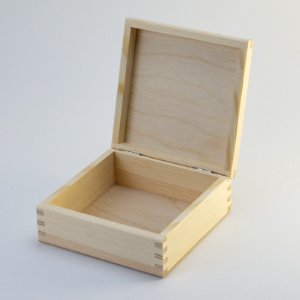 Dřevěná krabička 14,5 x 14,5 cm na míru