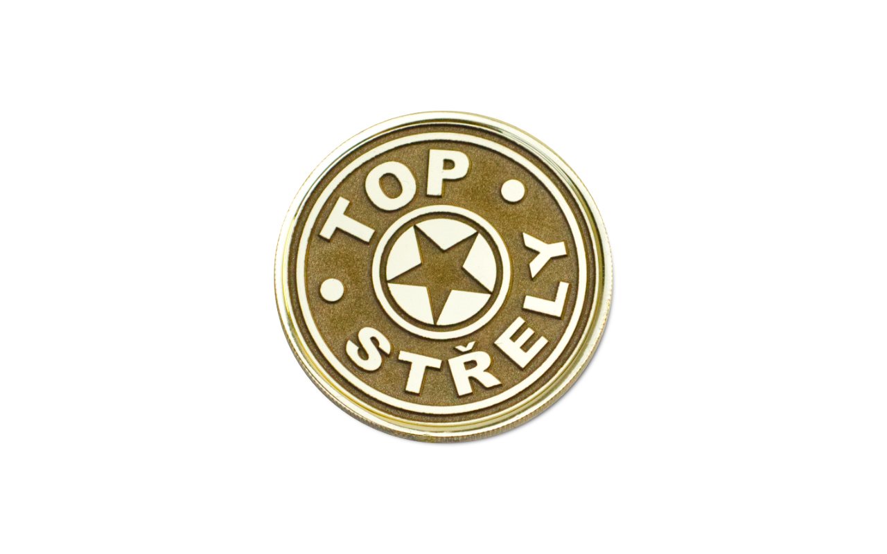 Masivní zlatá mince s gravírováním 3 Obrázek galerie mince topstrely