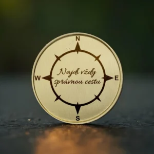 mosaz bronz mince najdi vždy správnou cestu