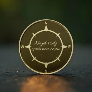 mosaz bronz mince najdi vždy správnou cestu invertovaná