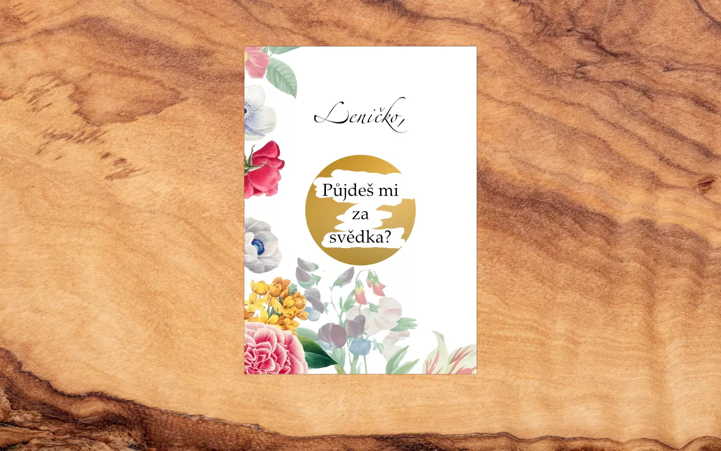 Stírací los pro svědkyni na míru 3 Obrázek galerie stiraci los svedkyne