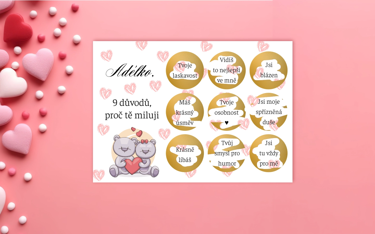 Valentýnský stírací los na míru 4 Obrázek galerie stiraci los valentyn