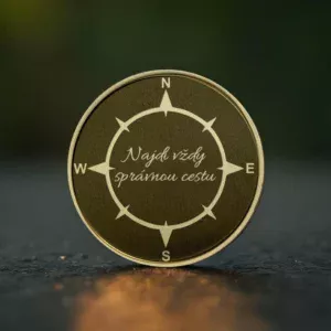 mosaz bronz mince najdi vždy správnou cestu invertovaná