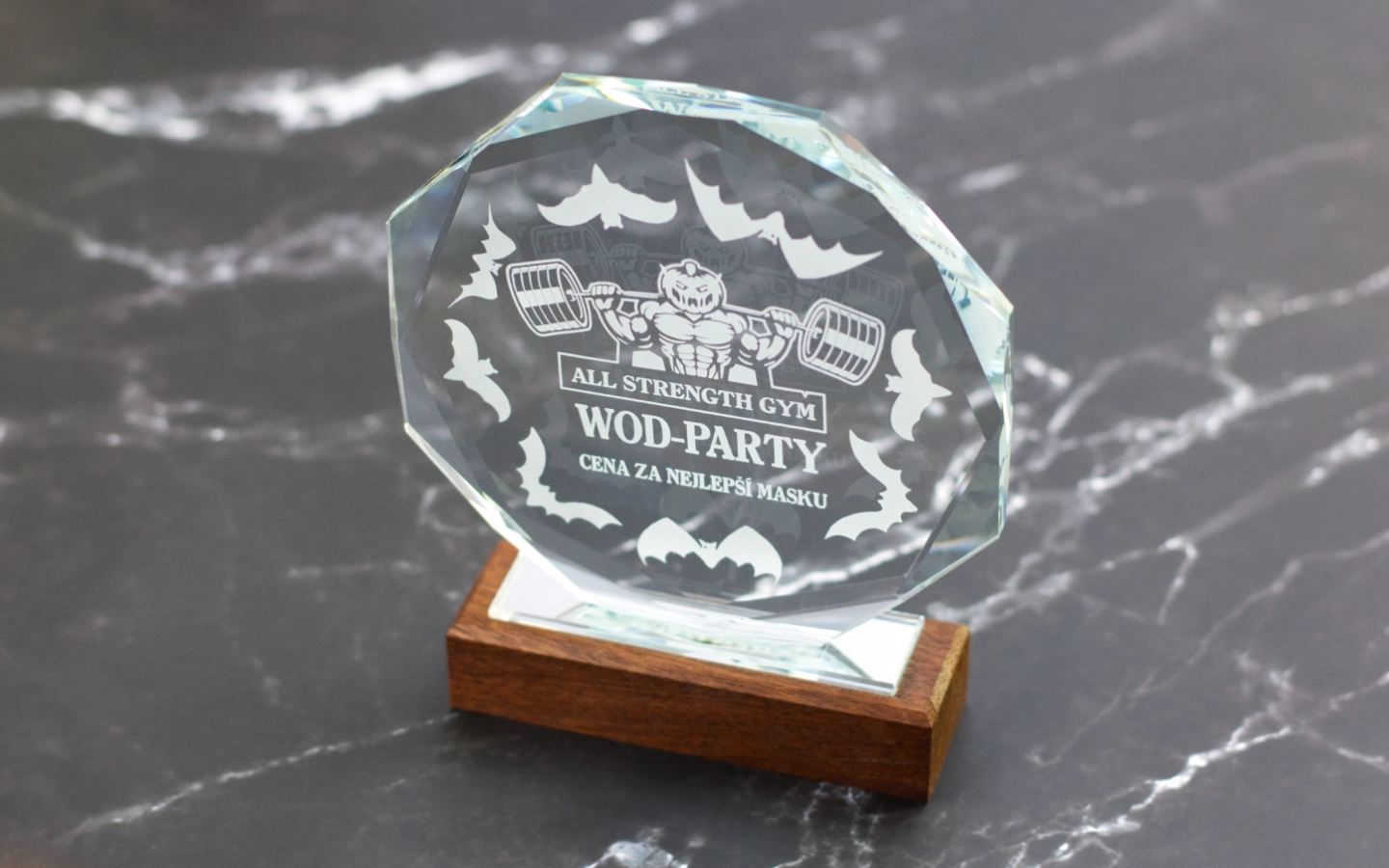 Obrázek galerie plaketa sklo