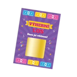 Výherní stírací los na míru