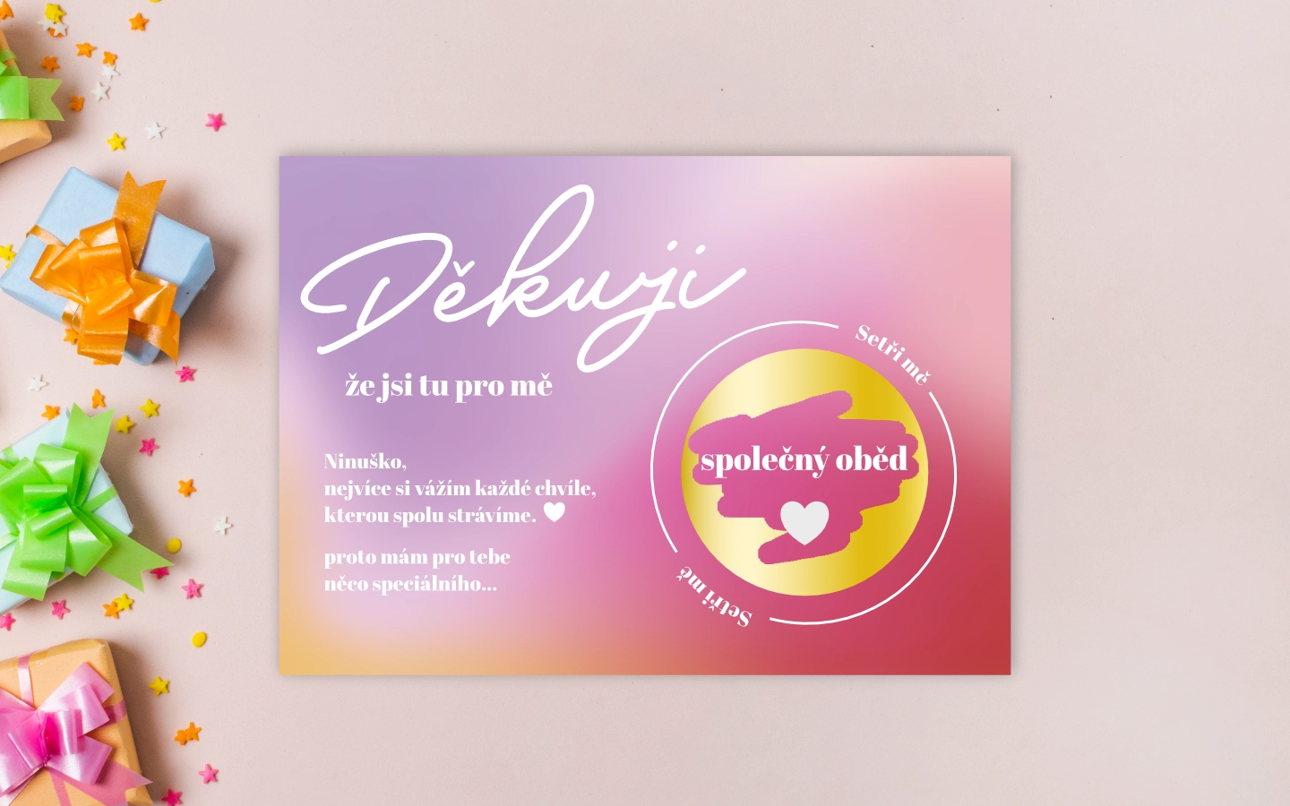 Děkovný stírací los na míru 2 Obrázek galerie dekovny los1