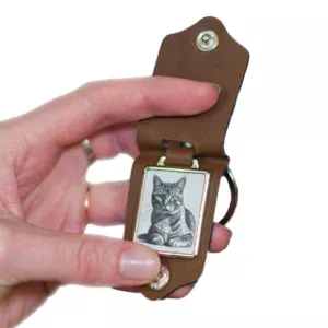 Klíčenka s vlastní fotkou a gravírováním na míru