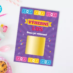 Výherní stírací los na míru